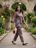 Grey floral Co-ord