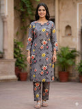 Grey Multi Floral